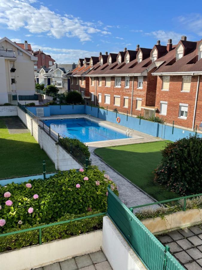 Apartamento Con Piscina Y Wifi A 100 Metros De La Playa En Somo Eksteriør bilde